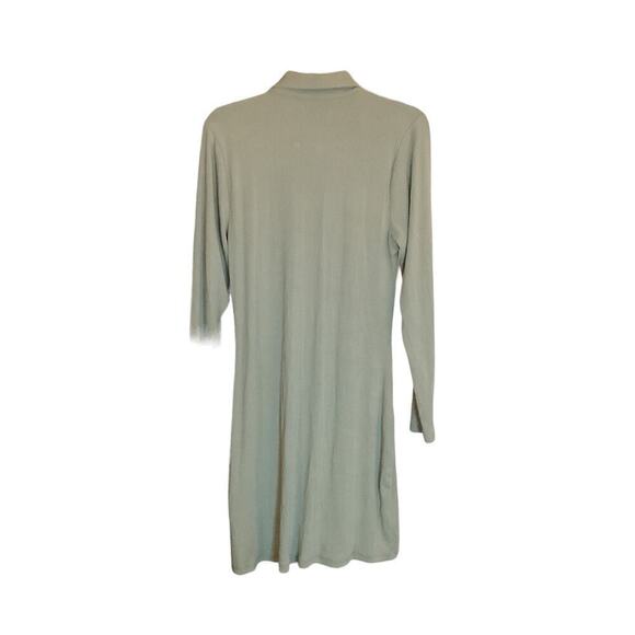 Abercrombie & Fitch Knit Dress Ruching L Bodycon Streetwear - Picture 2 of 5